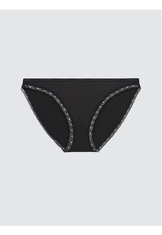Pantys Negro Con Ribetes De Encaje Calvin Klein Calvin Klein
