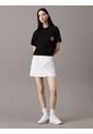 Camiseta Negra Cropped Con Escudo Con Logo Calvin Klein de Calvin Klein