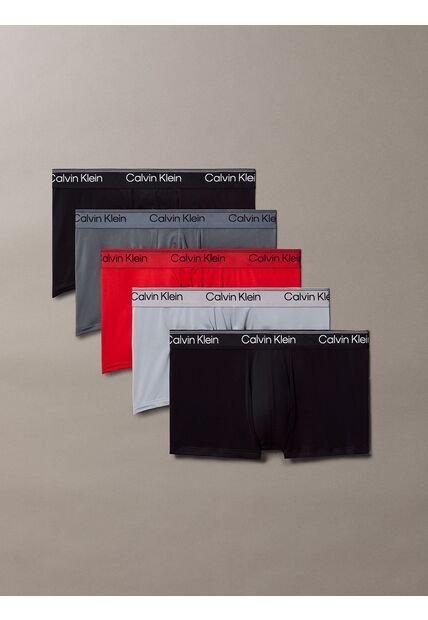 Pack Multicolor De 5 Bóxers De Talle Bajo - Micro Stretch Calvin Klein