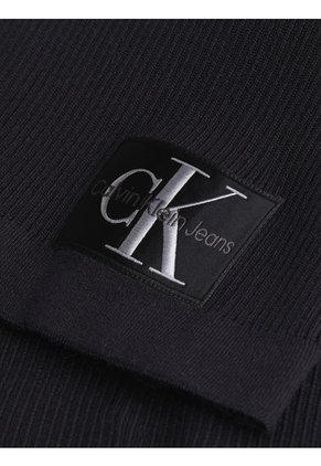 Saco Negro Cropped Con Cuello En V Para Mujer Calvin Klein