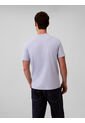 Camiseta Gris Con Micro Monograma Bordado Calvin Klein de Calvin Klein