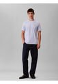Camiseta Gris Con Micro Monograma Bordado Calvin Klein de Calvin Klein