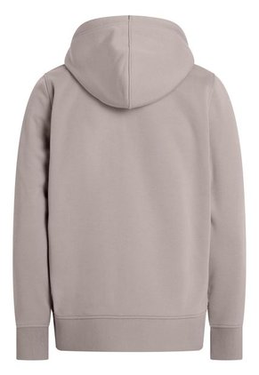 Buzo Beige Con Capota Y Logo Tape Calvin Klein