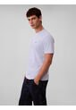 Camiseta Gris Con Micro Monograma Bordado Calvin Klein de Calvin Klein