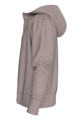 Buzo Beige Con Capota Y Logo Tape Calvin Klein