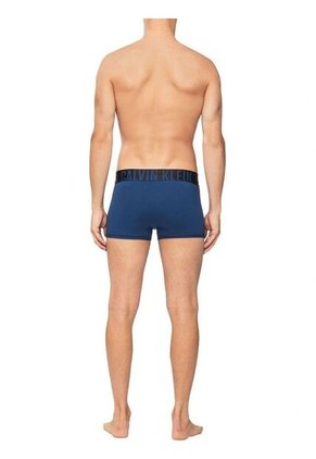 Pack De 3 Boxer Azul Low Rise Trunk En Algodón Calvin Klein