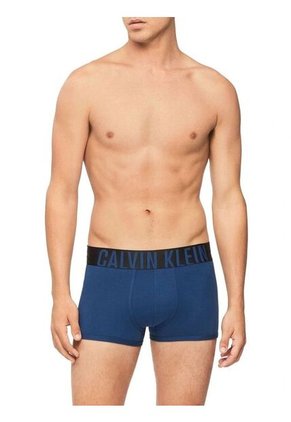 Pack De 3 Boxer Azul Low Rise Trunk En Algodón Calvin Klein