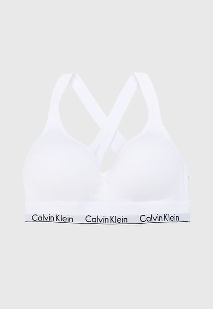 Bralette Blanco-Negro-Gris Calvin Klein