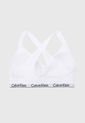 Bralette Blanco-Negro-Gris Calvin Klein de Calvin Klein