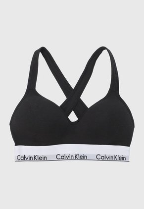 Bralette Negro-Blanco Calvin Klein