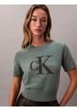 Saco Verde Tejido De Punto Cableado Calvin Klein de Calvin Klein