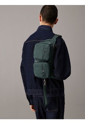 Bolso Verde Cruzado 2 En 1 Plegable Calvin Klein