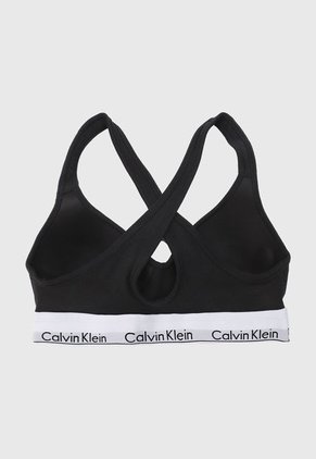 Bralette Negro-Blanco Calvin Klein