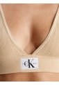 Top Beige De Punto De Algodón Para Mujer Calvin Klein de Calvin Klein