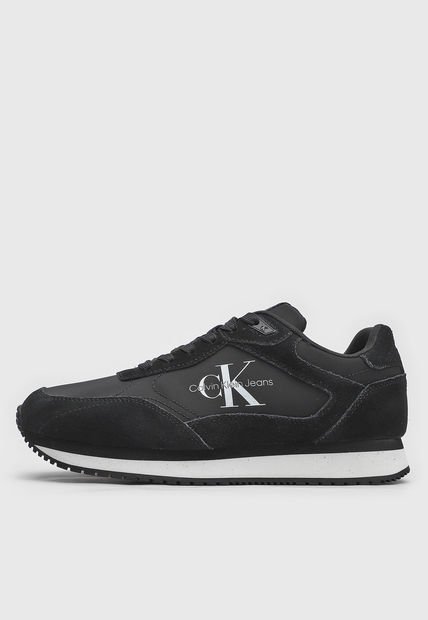 Tenis Lifestyle Blanco-Negro Calvin Klein Jeans Retro Runner