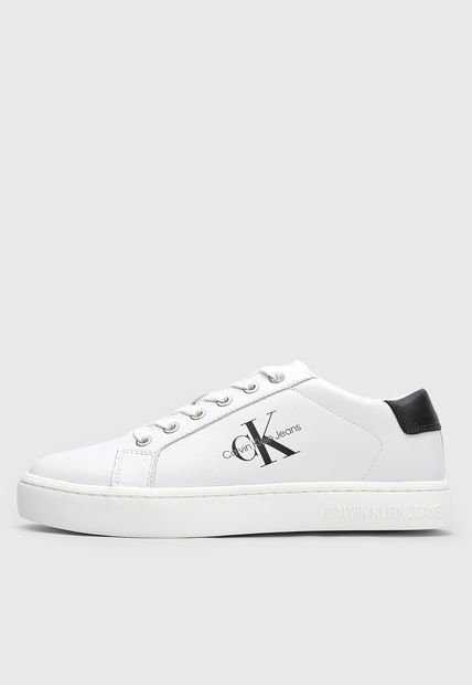 Tenis Lifestyle Blanco-Negro Calvin Klein Classic Cupsole Laceup Low LTH