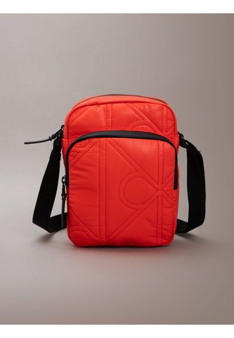 Bolso Rojo Reporter Acolchado Con Logo Monograma Calvin Klein Calvin Klein