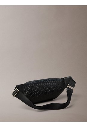 Canguro Negro Con Monograma Grabado Integral Calvin Klein