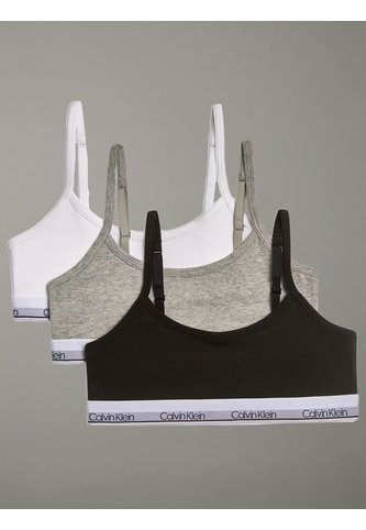 Paquete Multicolor De 3 Sujetadores Crop Calvin Klein Calvin Klein
