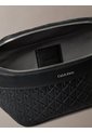 Canguro Negro Con Monograma Grabado Integral Calvin Klein de Calvin Klein