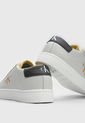 Tenis Lifestyle Beige-Negro-Mostaza Calvin Klein Classic Cupsole Laceup Low LTH de Calvin Klein