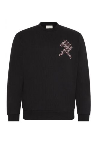 Buzo Negro Con Logo Gráfico Calvin Klein Calvin Klein