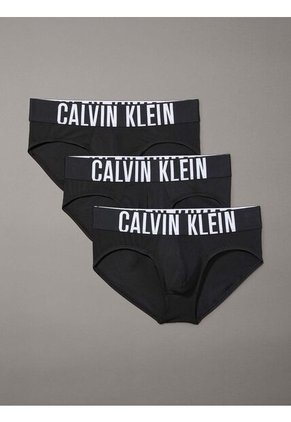 Pack Negro De 3 Slips - Intense Power Calvin Klein