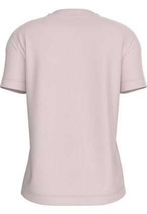 Camiseta Rosada Con Logo Bordado Calvin Klein
