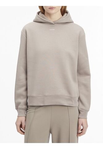 Saco Gris De Felpa Con Nano Logo Calvin Klein Calvin Klein