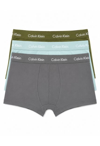 Pack Negro De 3 Boxer Trunk - Cotton Strech Calvin Klein