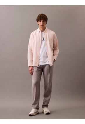 Camiseta Blanca Embroidered CK Shield Crewneck Calvin Klein