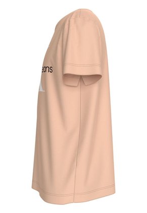 Camiseta Naranja Unisex Con Logo Calvin Klein