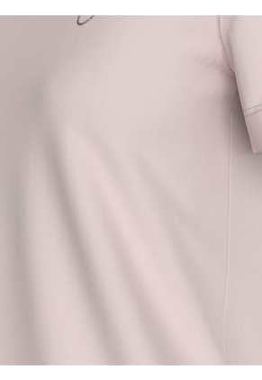 Camiseta Rosada Con Logo Bordado Calvin Klein
