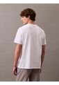 Camiseta Blanca Embroidered CK Shield Crewneck Calvin Klein de Calvin Klein