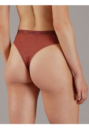 Pantie Café Estilo Brasilera De Encaje - Modern Logo Lace Calvin Klein