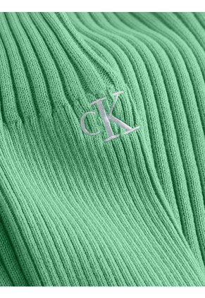 Saco Verde Tejido Con Fruncidos Laterales Calvin Klein