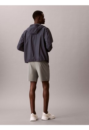 Pantaloneta Gris Woven En Tejido Plano Calvin Klein