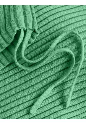 Saco Verde Tejido Con Fruncidos Laterales Calvin Klein