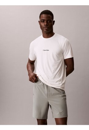 Pantaloneta Gris Woven En Tejido Plano Calvin Klein