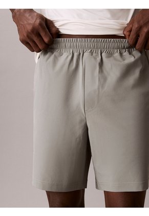 Pantaloneta Gris Woven En Tejido Plano Calvin Klein