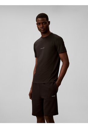 Pantaloneta Negra De Nano Standard Logo Calvin Klein