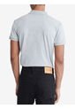 Polo Gris Slim Solid Para Hombre Calvin Klein de Calvin Klein