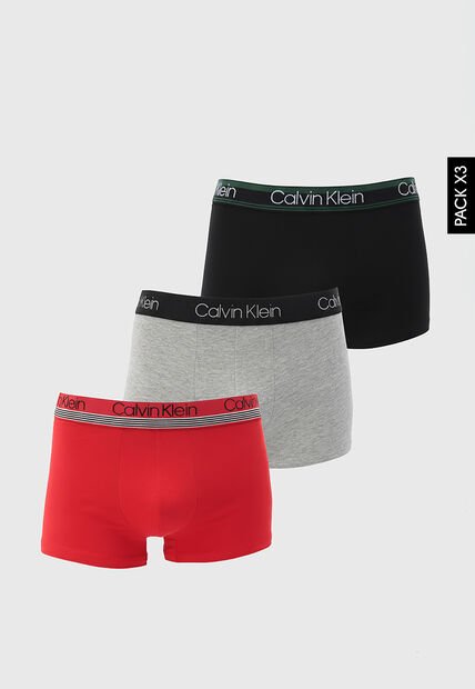 Bóxer x3 Calvin Klein Multicolor