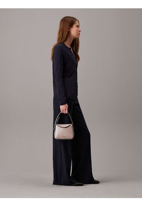 Bolso Gris De Mano Pequeño Calvin Klein