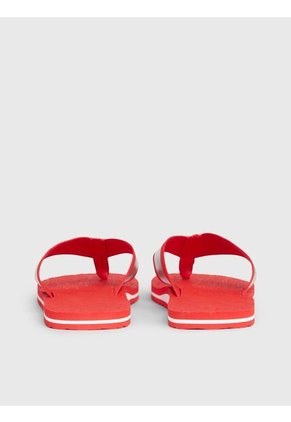 Sandalias Rojas Con Detalles Metálicos Calvin Klein