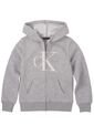 Buzo Gris Con Gorro Y Monograma Para Niño Calvin Klein de Calvin Klein