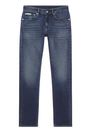 Jeans Azul Slim De Talle Medio Calvin Klein