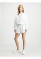 Saco Blanco Oversize En Algodón Para Mujer Calvin Klein de Calvin Klein