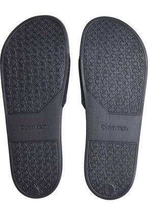 Sandalias Negro De Tiras Anchas Para Hombre Calvin Klein