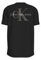 Camiseta Negra Con Logotipo En La Espalda Calvin Klein de Calvin Klein